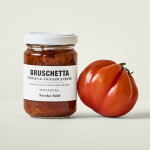 Nicolas Vahé Rajčatová bruschetta s olivami Taggiasca 135 g, červená barva, sklo