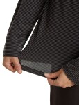 Unisex merino triko s dlouhým rukávem ICEBREAKER Unisex 150 Merino Stripe LS Tee, Before Dawn/Obsidian/S velikost: M
