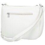 Trendy dámská koženková crossbody kabelka Betty, bílá