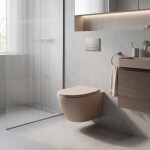 REA - Závěsná WC mísa Carlo Mini Tornado Mocca Matt REA-C4599