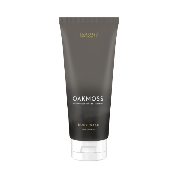 SCOTTISH FINE SOAPS Sprchový gel na tělo Oakmoss 200 ml, šedá barva, plast
