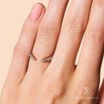 Royal Fashion prsten 14k zlato Vermeil GU-DR8351R-ROSEGOLD-TOPAZ Velikost: 10 (EU: 61-63)