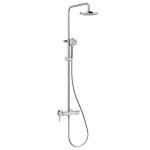 KLUDI - Logo Sprchový set Dual Shower System s baterií, 20 cm, chrom 6808505-00