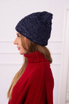 Fleecová čepice Edyta K298 navy blue UNI
