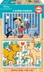 EDUCA Dřevěné puzzle Disney klasika