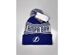 Fanatics Pánská zimní čepice Tampa Bay Lightning NHL A/CAP Beanie Cuff W/Pom