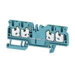 Weidmüller Z-series, Feed-through terminal, Rated cross-section: 2,5 mm², Tension clamp connection, Wemid, Dark Beige, ZDU 2.5 1608510000-100 100 ks