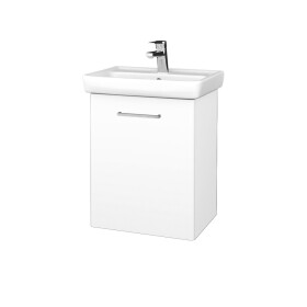 Dřevojas - Umyvadlová skříňka DOOR SZD 50 - M01 Bílá mat / Úchytka T04 / M01 Bílá mat / Levé 205089E
