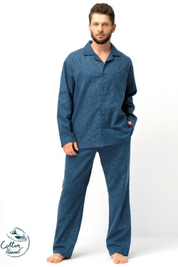 PÁNSKÉ PYŽAMO MNS 815 B25 3XL-4XL Námořní 4XL