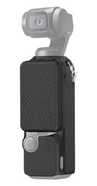 Puluz Silikonové pouzdro se šňůrkou černá / Pouzdro / pro DJI Osmo Pocket 3 / silikon (PU998B)