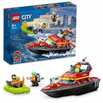 LEGO® City 60373 Hasičská záchranná loď člun