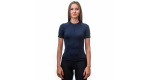 Dámský dres Sensor Coolmax Race celozip deep blue M