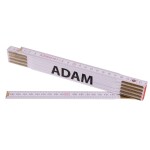 Metr skládací, 2m, dřevěný, PROFI, "ADAM"