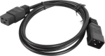 Lanberg CA-C19E-10CC-0018-BK černá / Napájecí kabel / C20 - C19 / 1,8 m / 16 A (CA-C19E-10CC-0018-BK)