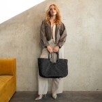 Nákupní taška Reisenthel Loopshopper L Frame Glossy dots black