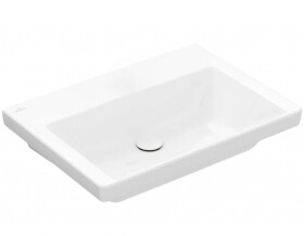 VILLEROY & BOCH - Subway 3.0 Umyvadlo 65x47 cm, bez přepadu, bez otvoru pro baterii, CeramicPlus, alpská bílá 4A7068R1