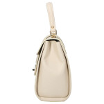Elegantní dámská kožená kabelka do ruky Alina, béžová