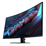 GIGABYTE LCD - 32" Gaming monitor GS32QCA, Prohnutý VA 1500R, 2560x1440 QHD, 180Hz, 3500:1, 250cd/m2, 1ms, 2xHDMI, 1xDP EDF_1541125