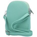 Trendy dámská koženková crossbody kabelka Kirké, světle modrá