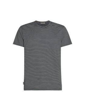 Pánské merino tričko s krátkým rukávem ICEBREAKER Mens 150 Tech Lite III SS Tee, Midnight Navy/Snow/S velikost: M