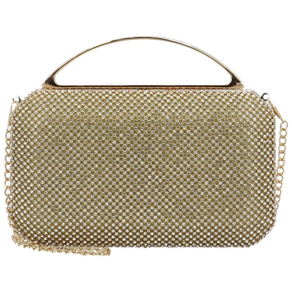 Třpytivá dámská plesová kabelka Moon Kaela, zlatá