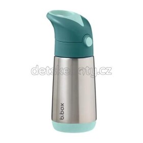 B.box 500707 Termoska na pití s brčkem 350 ml - emerald forest