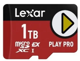 Lexar PLAY PRO microSDXC Express Card 1TB / čtení: 900MBps / zápis: 600MBps / V30 (LMSXPS0001T-BNNNG)