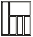 Agoform příborník Sky 500 barva: bílá