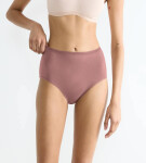 Dámské kalhotky GO Daily Cotton Highwaist - BROWN - sv. hnědé 1141 - SLOGGI BROWN L
