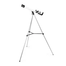 Nedis Teleskop bílá / Clona: 50 mm / Ohnisková vzdálenost: 600 mm / Finderscope: 5 x 24 (SCTE5060WT)