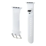 Karl Lagerfeld Choupette Head NFT Řemínek pro Apple Watch 38/40/41 bilá (3666339190132)