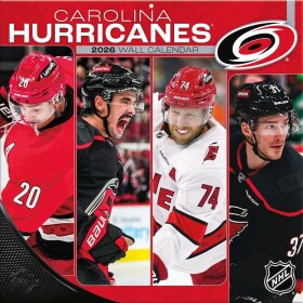 JF Turner Kalendář Carolina Hurricanes NHL 2026 Wall Calendar