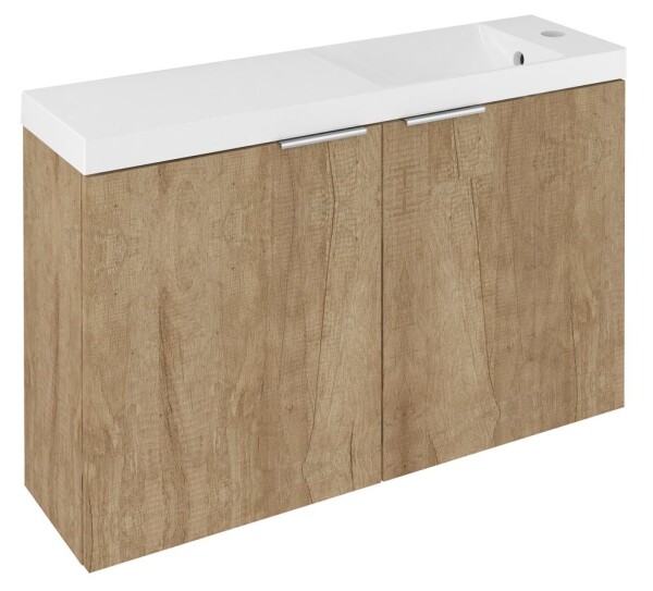 SAPHO - LATUS X umyvadlová skříňka 78,8x50x22cm, dub alabama LT110-SET06