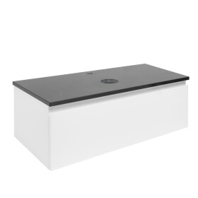 Koupelnová skříňka s krycí deskou SAT B-WAY 99x30x45 cm bílá lesk BWAY100WZ BWAY100WZ