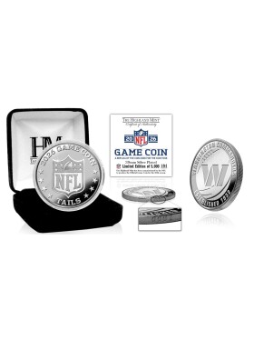 Mince Washington Commanders NFL Silver Plated 2026 Game Flip Coin