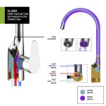 Laveo - Claro - dřezová baterie s připojěním na vodní filtr BAK_798D