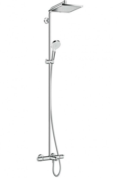 HANSGROHE - Crometta Set Showerpipe E 240 s vanovým termostatem, 2 proudy, chrom 27298000