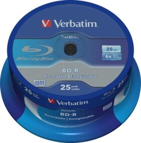 VERBATIM BD-R SL 6x 25GB 25 kusů / Blu-ray (43837)