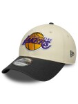 New Era Pánská kšiltovka Los Angeles Lakers NBA Color Block 9FORTY Adjustable Graphite