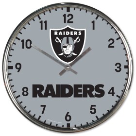 Hodiny Las Vegas Raiders NFL Chrome Team Design