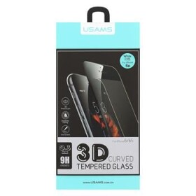 USAMS Tvrzené Sklo 3D pro Apple iPhone 6 6S bílá (8595642223846)