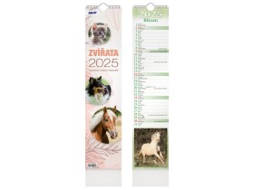 Nástěnný kalendář vázankový/kravata MFP 2025 - Zvířata