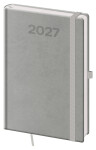 Týdenní diář 2027 Helma A5 Print Pop šedý