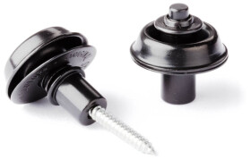 Dunlop Straplok Strap Retainers Flush Mount - Black Oxide