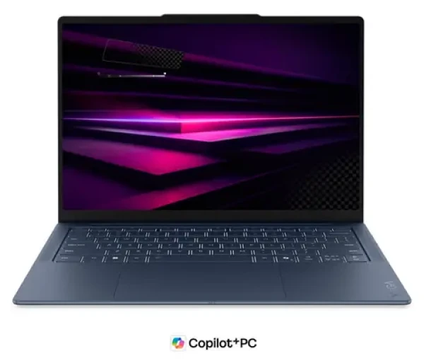 Lenovo Yoga Slim 7 14Q8Y11 Modrá / Notebook / 14" WUXGA OLED / Snapdragon X2P-42-100 / 16GB / 512GB SSD / W11H (83QR001XCK)
