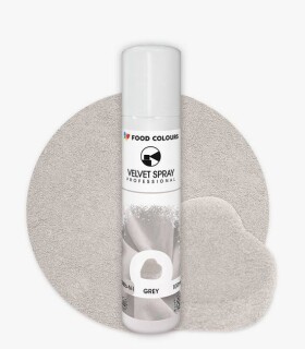 Food Colours sametový sprej Grey (100 ml)