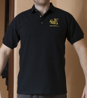 Černá Magic polo košile CMUS velikost XXL