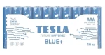 Tesla BLUE+ Zinc Carbon / Baterie mikrotužková AAA (R03) / 10 ks / fólie (15031010)