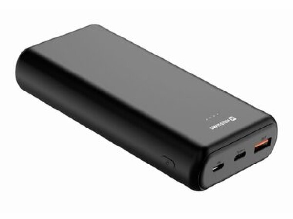 Swissten 22013913 20000 mAh černá / Power Bank / 12V / 3A / USB-C USB micro-USB (22013913)