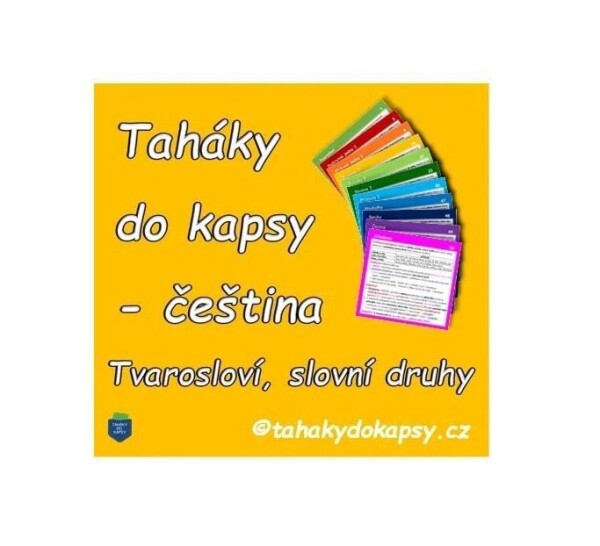 Taháky do kapsy - Ćeština: Tvarosloví, slovní druhy (kartičky v krabičce) - Zuzana Zelená